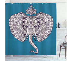 Ethnic Symbols Shower Curtain