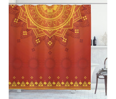 Traditional Saree Shower Curtain