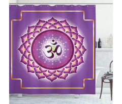 Chakra Sahasrara Esoteric Shower Curtain