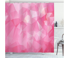 Mosaic Fractal Style Shower Curtain