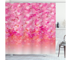 Cherry Bloom Tree Shower Curtain
