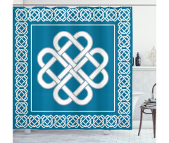 Celtic Love Knot Shower Curtain