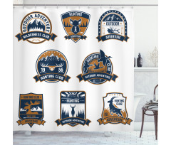 Shield Set Shower Curtain