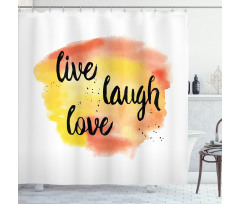 Soft Watercolor Shower Curtain