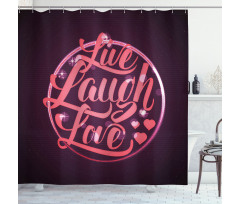 Vibrant Circle Shower Curtain