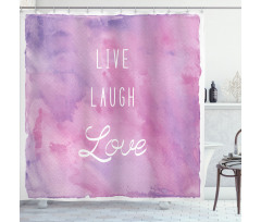 Dreamy Positive Shower Curtain