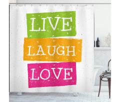 Vibrant Joyous Shower Curtain