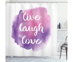 Wise Life Art Shower Curtain