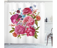Gentle Summer Flora Shower Curtain