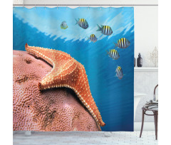 Coral Fishes Sea Shower Curtain