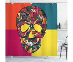 Colorful Calavera Shower Curtain