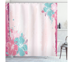 Bouquet of Hibiscus Art Shower Curtain