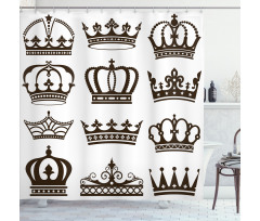 Royalty Crowns Shower Curtain