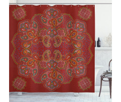 Persian Paisley Shower Curtain