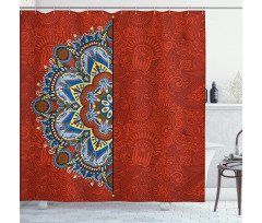 Ukranian Half Style Shower Curtain
