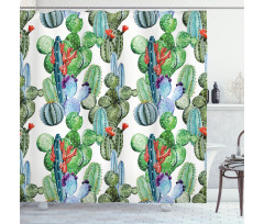 Various Types Artwork Shower Curtain