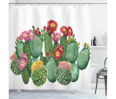 Saguaro Tropical Garden Shower Curtain