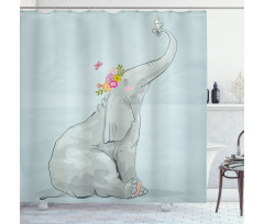 Mouse Friends Shower Curtain