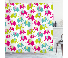 Joyous Cartoon Shower Curtain