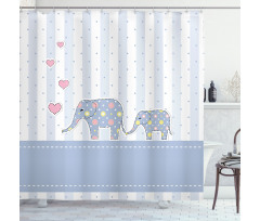 Happy Newborn Shower Curtain