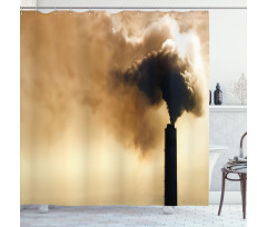 Heavy Smoke Shower Curtain