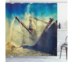 Dust Machine Shower Curtain