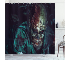 Fearful Vampire Shower Curtain