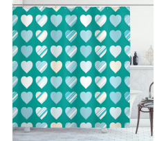 Heart Shower Curtain