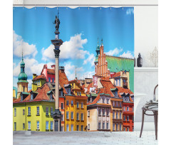 Scenic Old Warsaw Shower Curtain