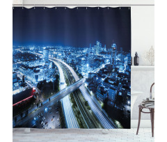 Tel Aviv Modern Shower Curtain