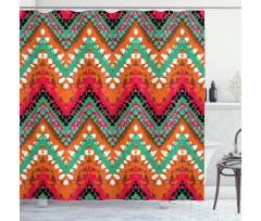 Zigzag Shower Curtain