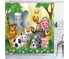 Animals Jungle Shower Curtain