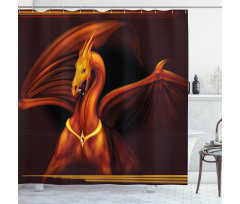 Tricorn Art Shower Curtain