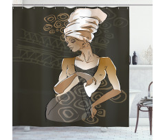 Doodles Shower Curtain