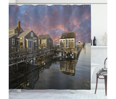 Sunset Nantucket Shower Curtain