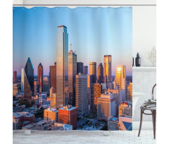 Dallas Sunset Shower Curtain