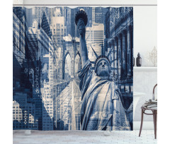 NY Liberty Shower Curtain
