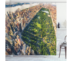 Central Park View Shower Curtain