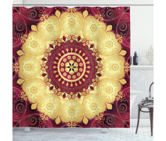 Old Baroque Art Shower Curtain