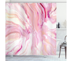 Watercolors Mixed Murky Shower Curtain