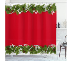 Coniferous Spruce Shower Curtain