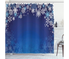 Various Snowflakes Shower Curtain
