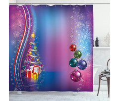 Party Celebration Box Shower Curtain