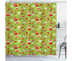 Xmas Shower Curtain