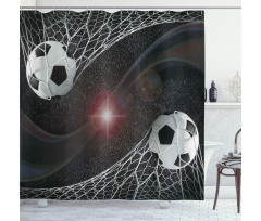 Goal Match Winner Shower Curtain