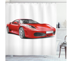 Italian Car Shower Curtain