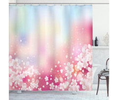 Dreamy Cherry Blossoms Shower Curtain