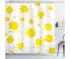 Random Splash Shower Curtain