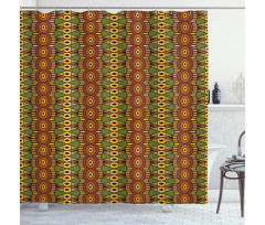 Abstract Motifs Shower Curtain