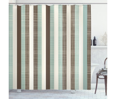 Striped Classical Old Shower Curtain